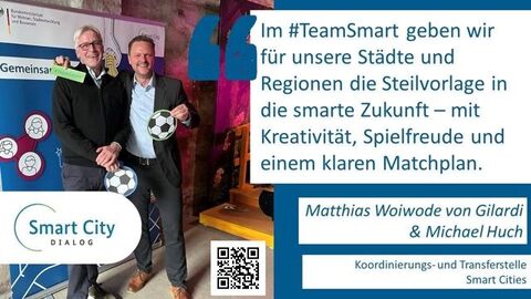 Micheal Huch und Matthias Woiwode von Gilardi, Statement #TeamSmart