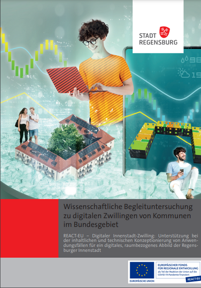 Wissenschaftliche Begleituntersuchung zu digitalen Zwillingen von Kommunen im Bundesgebiet Cover